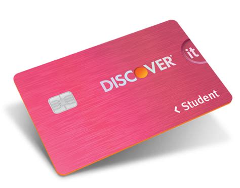 pink monogram discover card